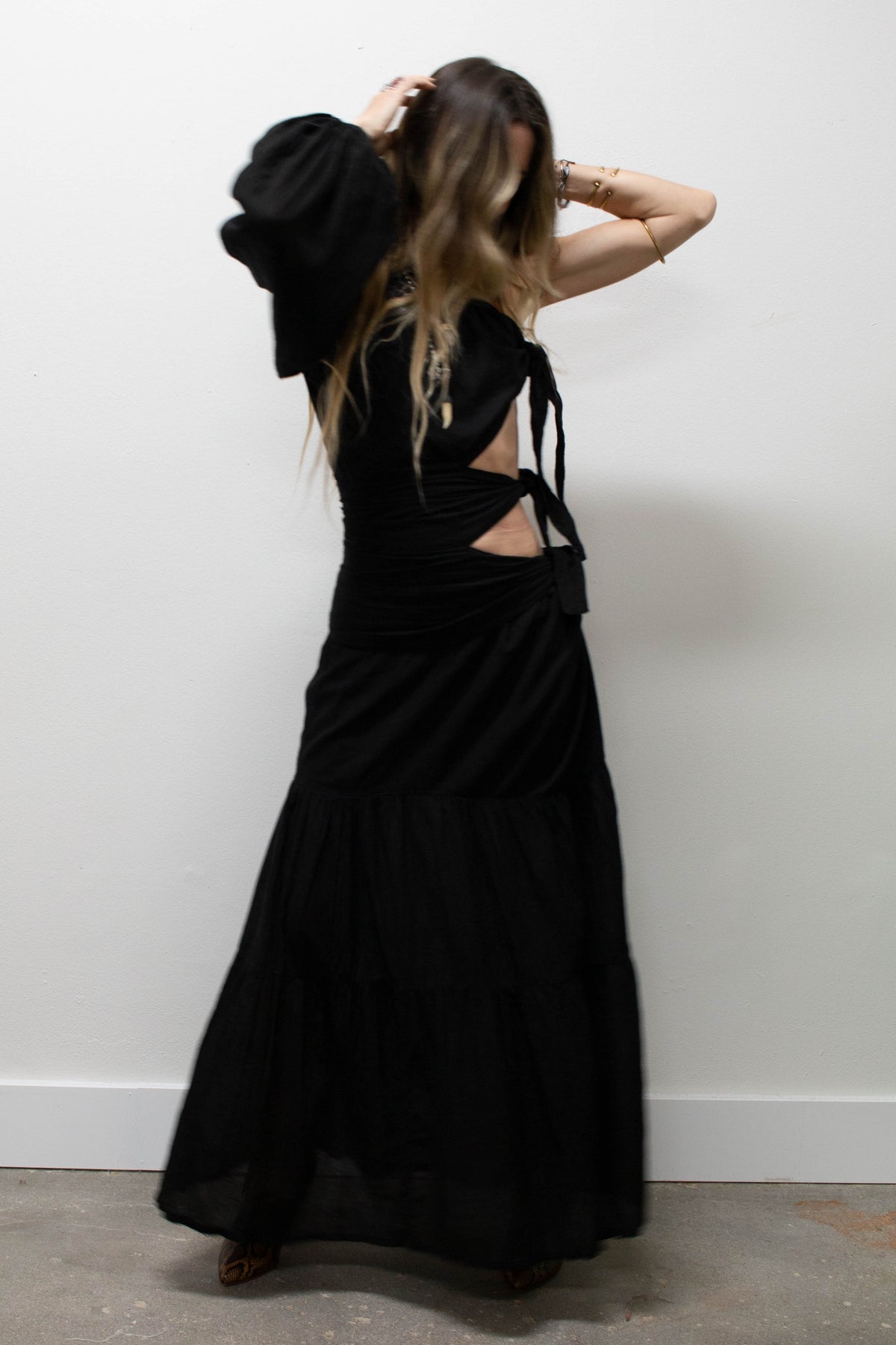 Graffiti Bridge Maxi Dress -Sample Sale