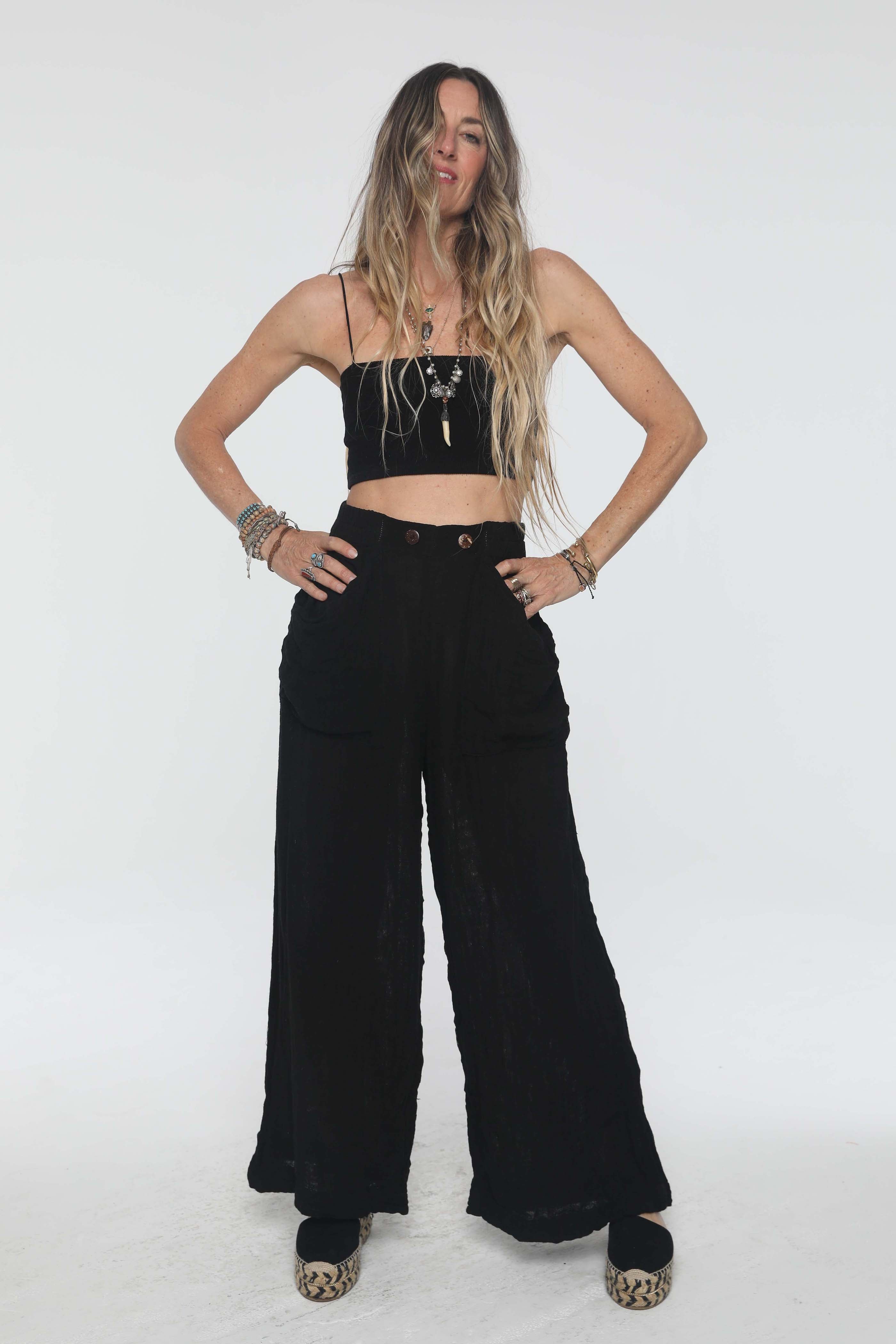 パンツ 90s-00s M.F.G studs design cotton pants Mid 90's Pants – Jen's Pirate Booty