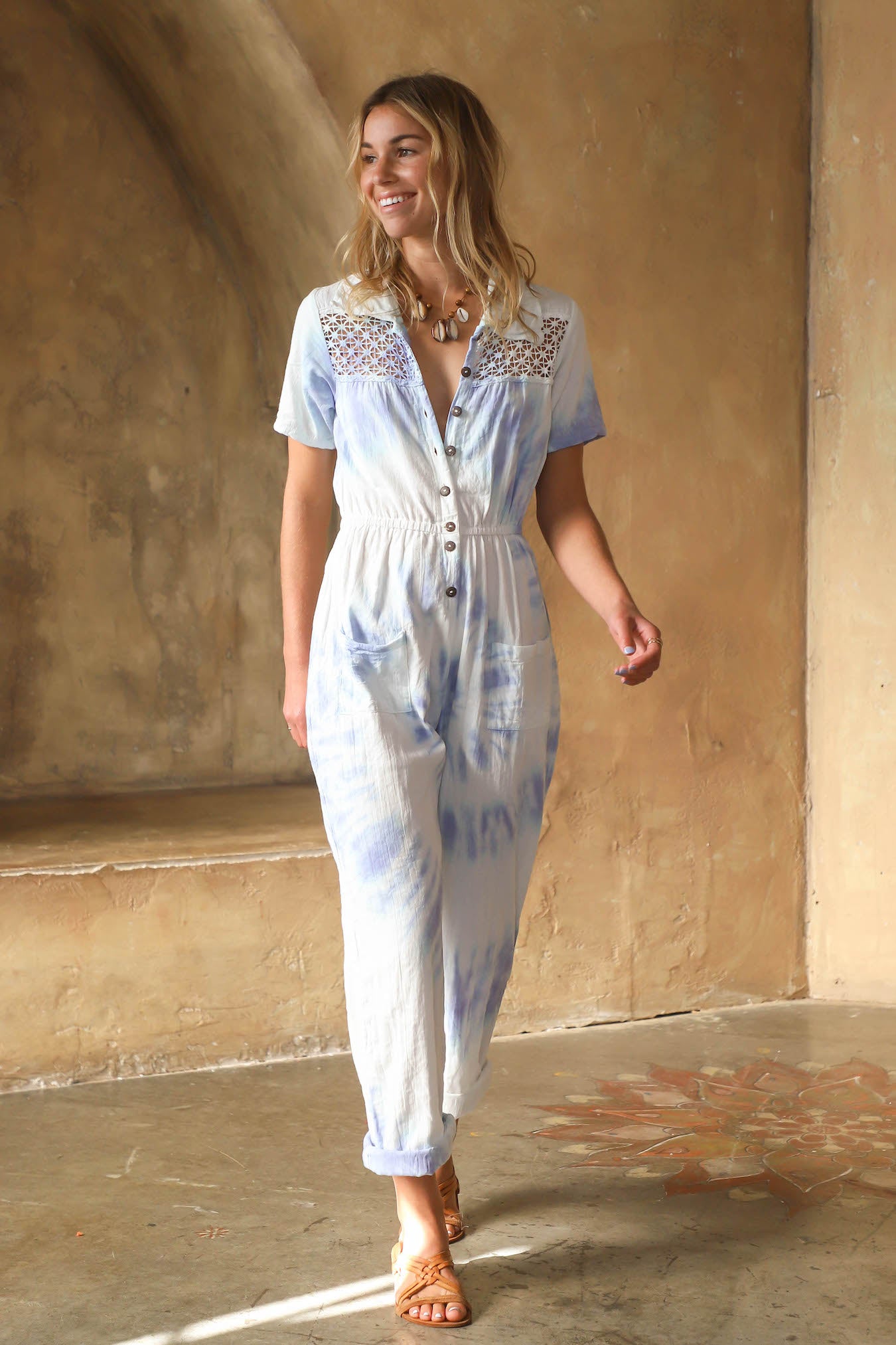 Tie Dye Ollie Jumpsuit - Sample Sale – Jen's Pirate Booty