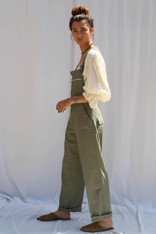Palmetto Overalls - sample sale rack