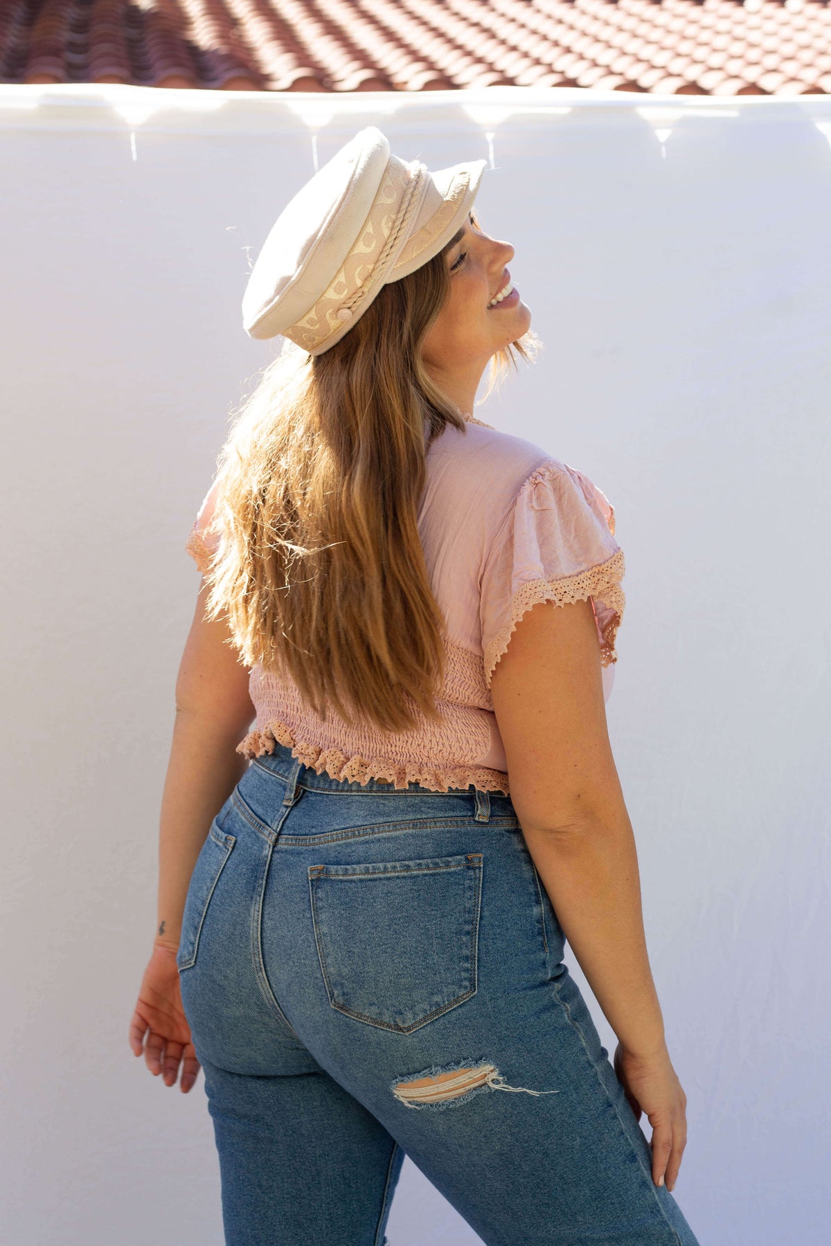 Tie Dye Saddlerock Crop Top