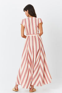 Technicolor Mythology Wrap Dress - sample sale