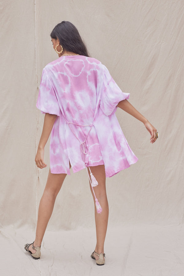 Tie Dye Veranda Kimono